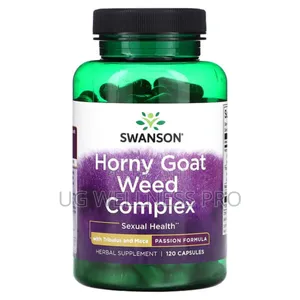 Horny Goat Weed Complex With Tribulus and Maca, 120 Caps