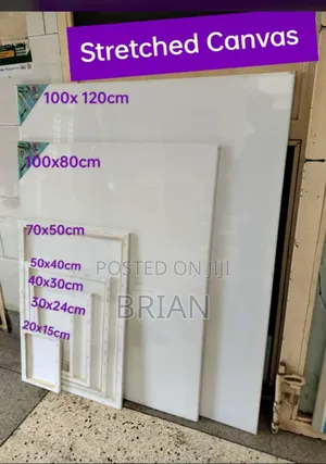 Primed Art Canvases Boards in Different Sizes Available