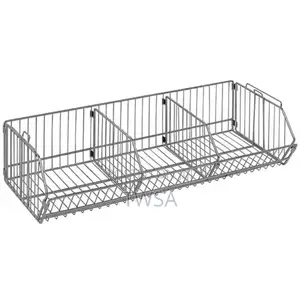 Supermarket Shelf Wire Mesh Hanging Basket