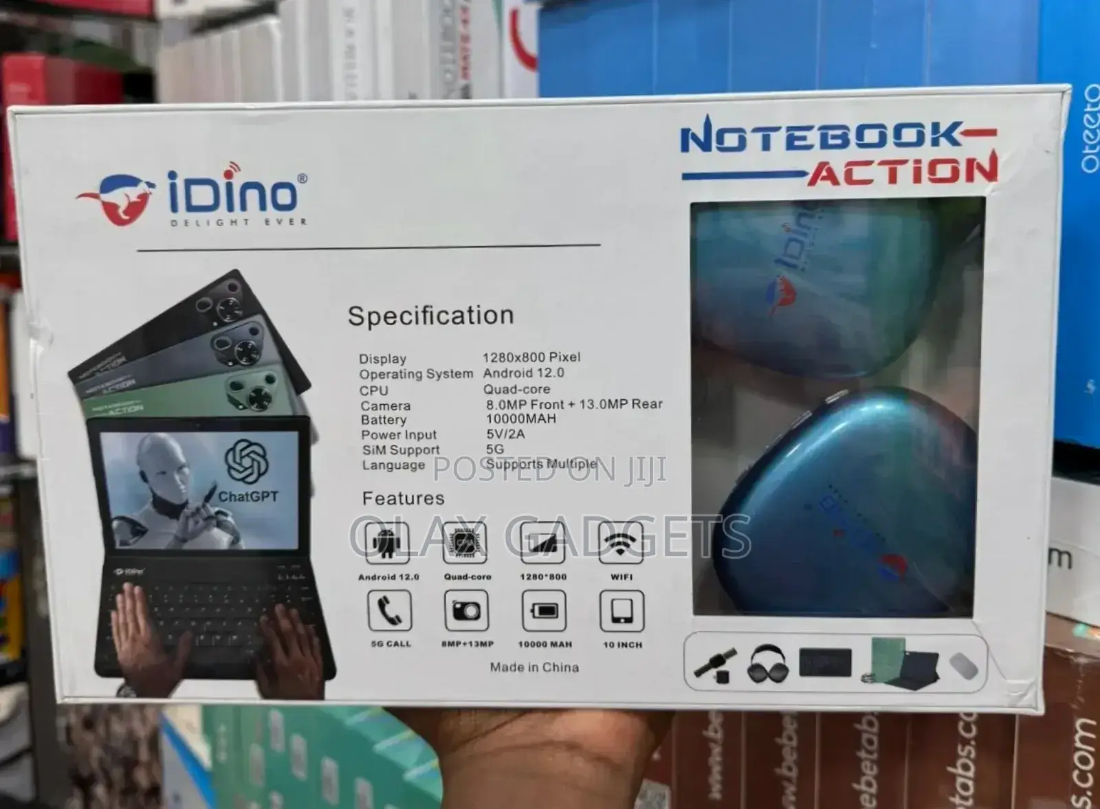 New Idino Notebook Action 512 GB Gray