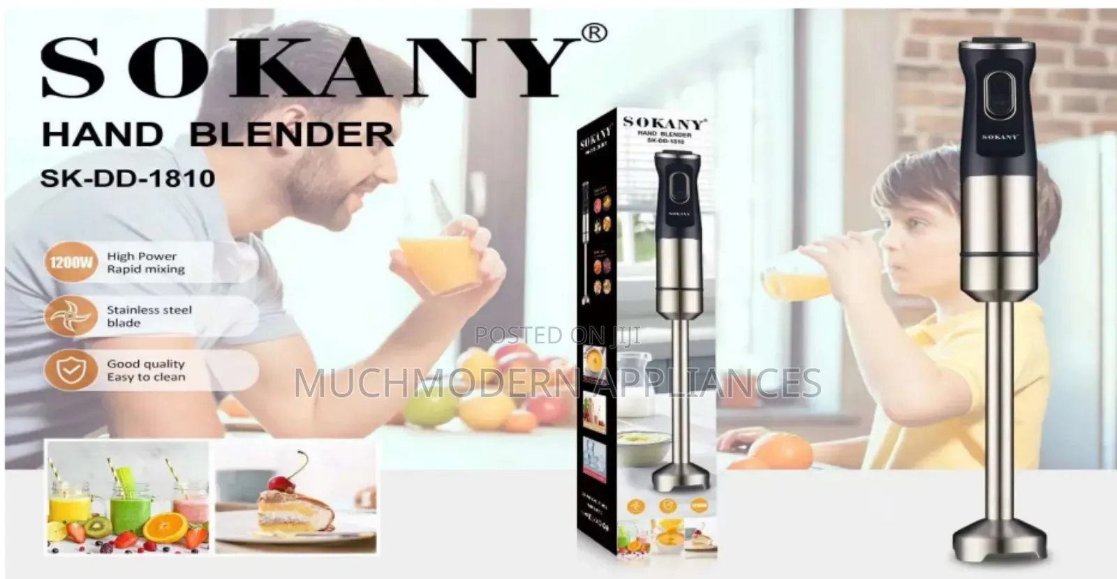 Sokany Hand Blender SK-DD-1810