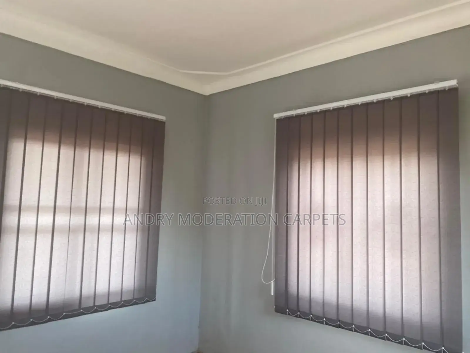 Grey Blind Curtains