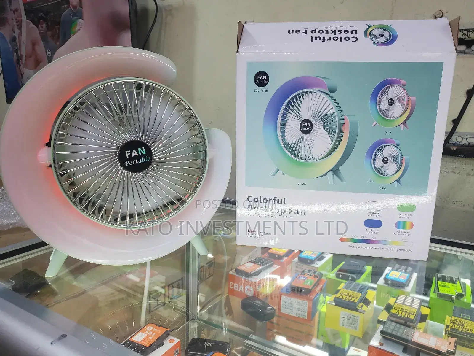 Colorful Desktop Fan