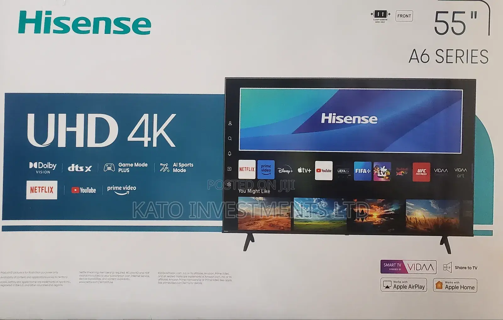 Hisense Uhd 55 Inch Vidaa