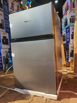 Hisense Gray Double Door 120L Fridge