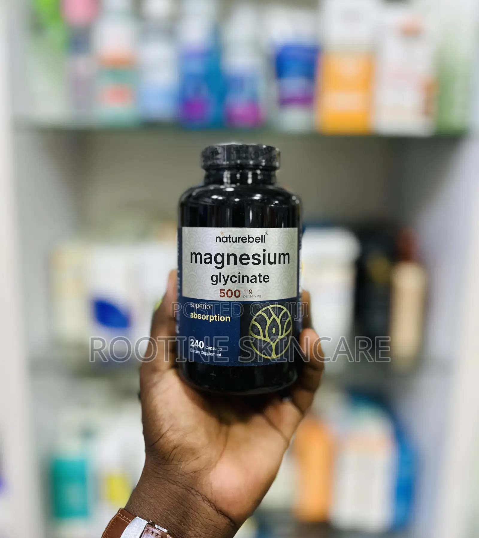 Naturebell Magnesium Glycinate 500mg Super Absorption