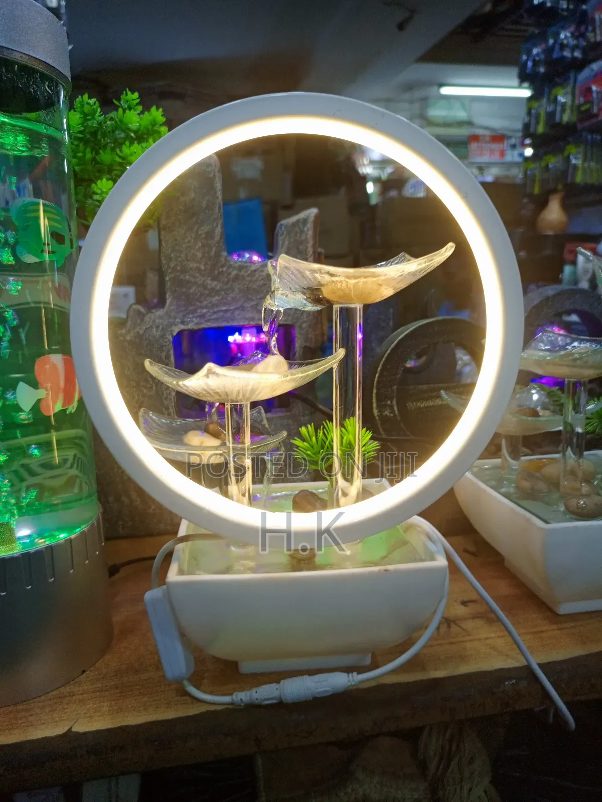 3-Tier Lotus Tabletop Fountain,