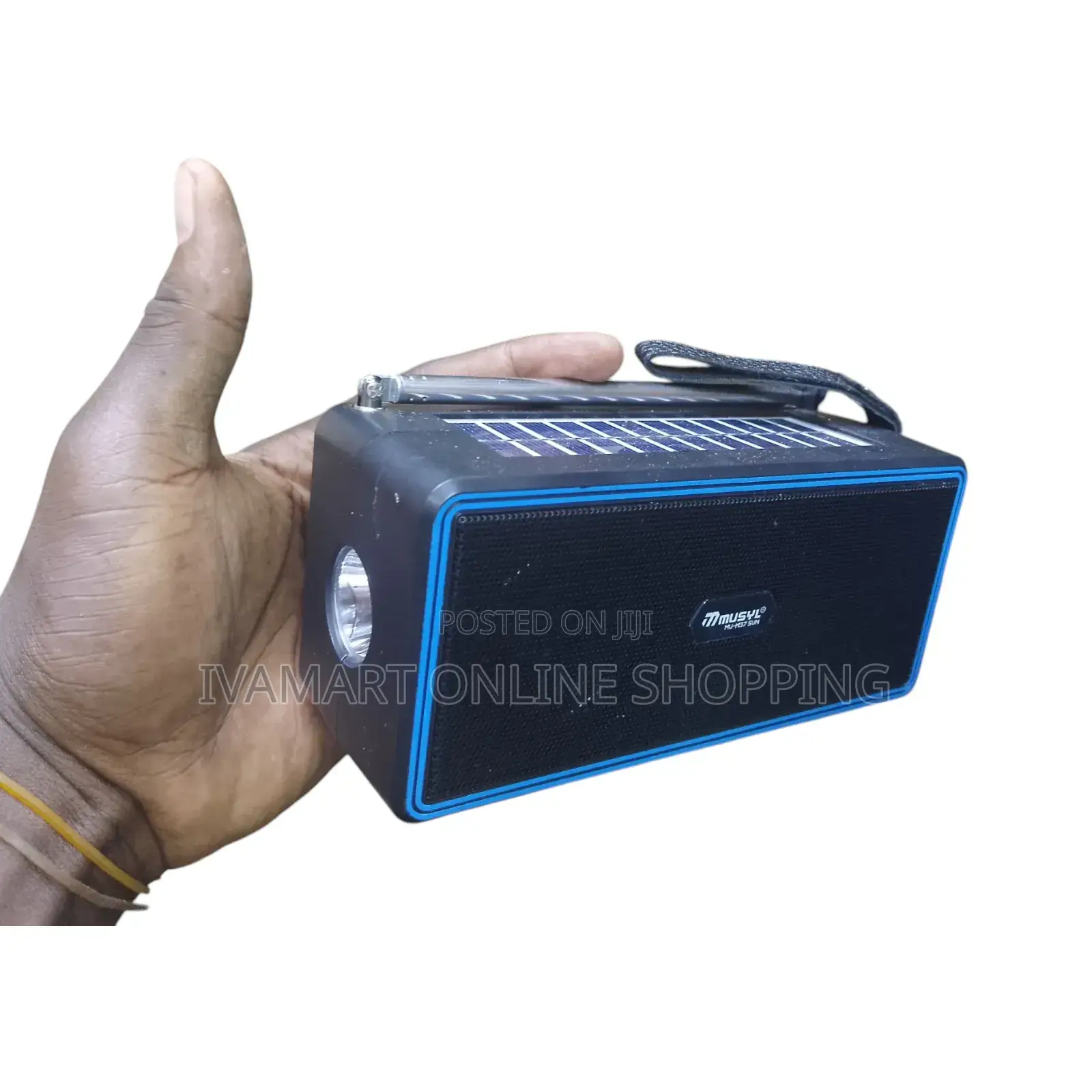 Musyl Wireless Mini-Speaker - Solar Power With Torch