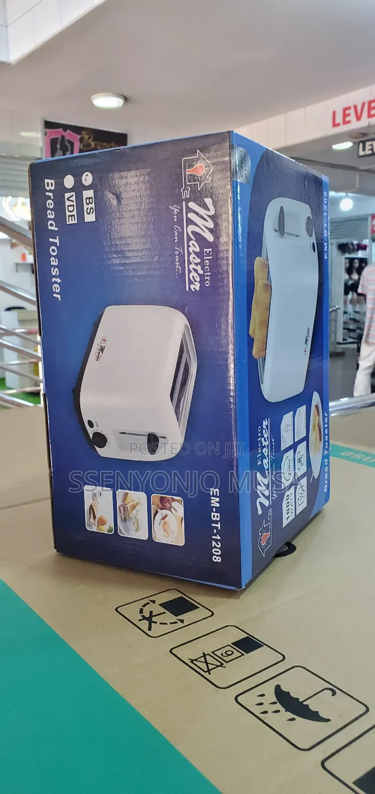 Electro Master EM-BT-1208 Bread Toaster Master -1000w, Time-