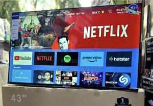 Global Star 43 Inch Smart Android Frameless Tv Withbluetooth