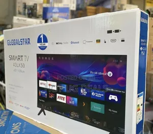 Global Star 43 Inch Smart Android Frameless Tv Withbluetooth