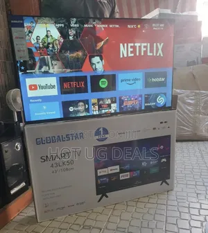 Global Star 43 Inch Smart Android Frameless Tv Withbluetooth