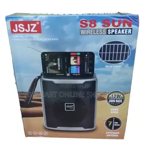 JSJZ S8 Sun Wireless Speaker / Radio - Solar, Good Bass