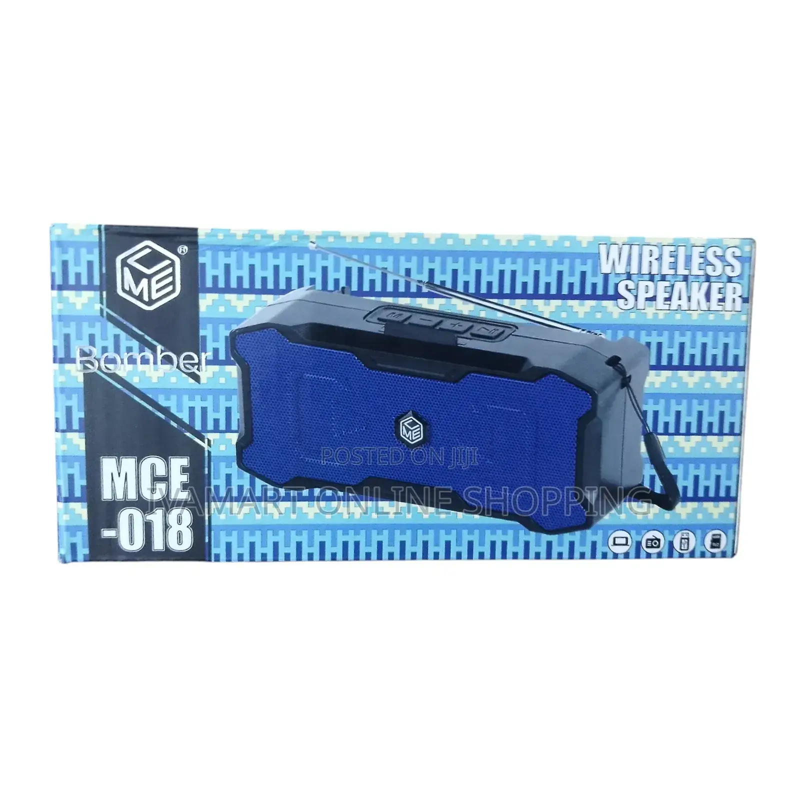 MCE Bomber Mini Wireless Speaker/ Radio - MCE 018
