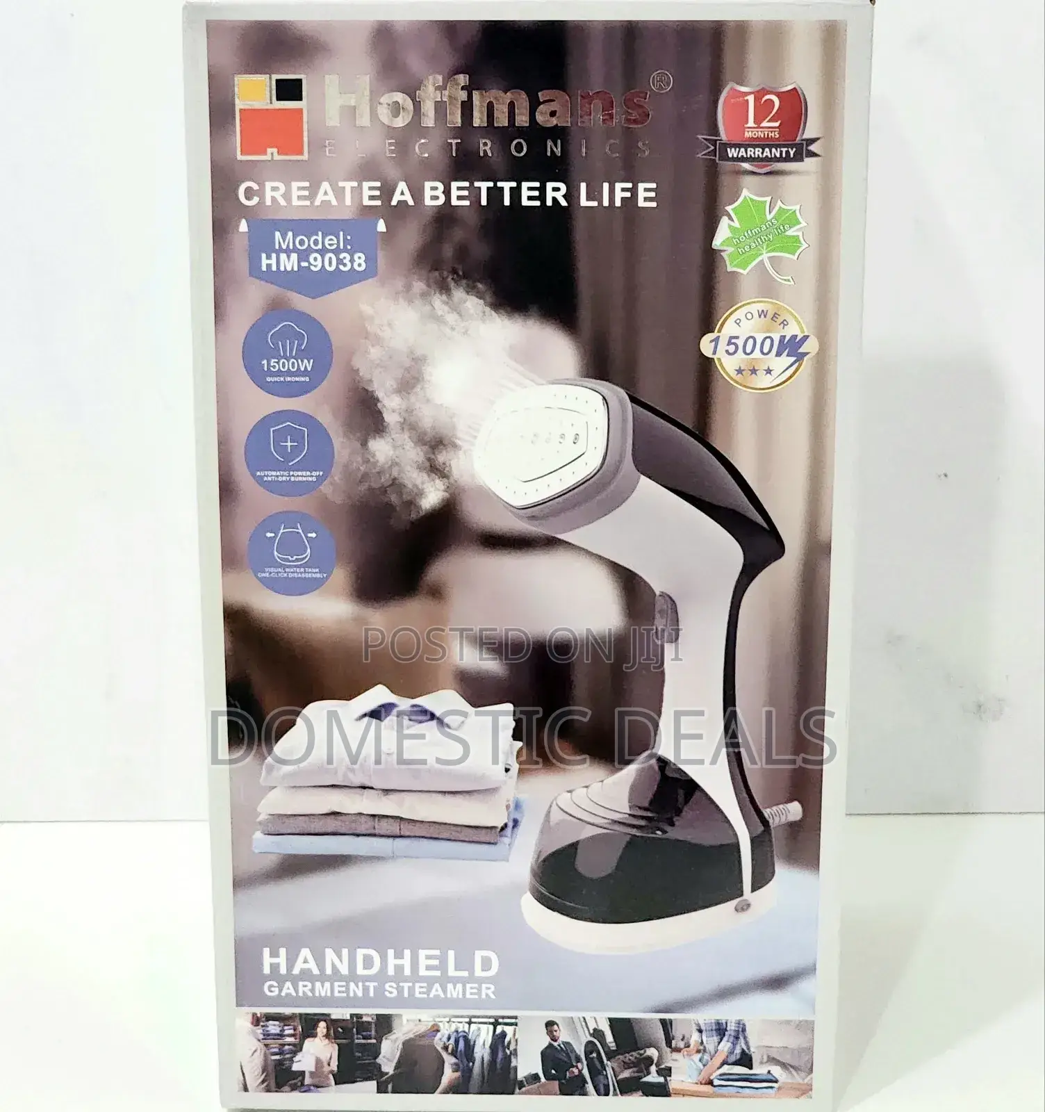 Hoffman Handheld Garment Steamer