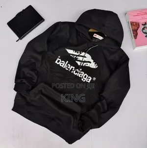 Balenciaga Black Hoodie Jumper