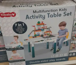New Kids 7 in 1 Multifunction Activity Set With Twi Chairs