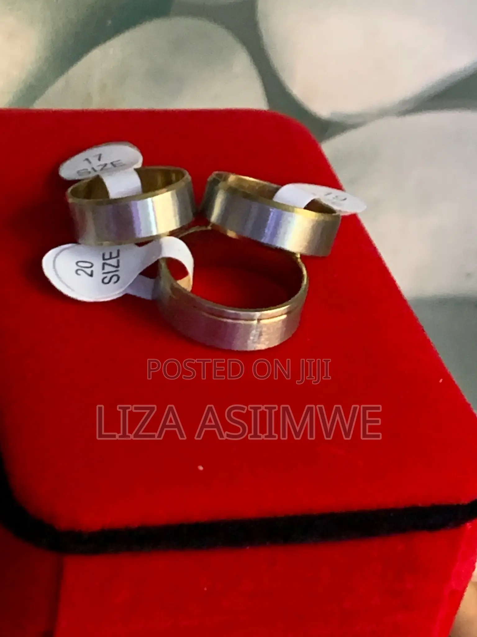 Double Colour Stainless Steel Wedding Rings