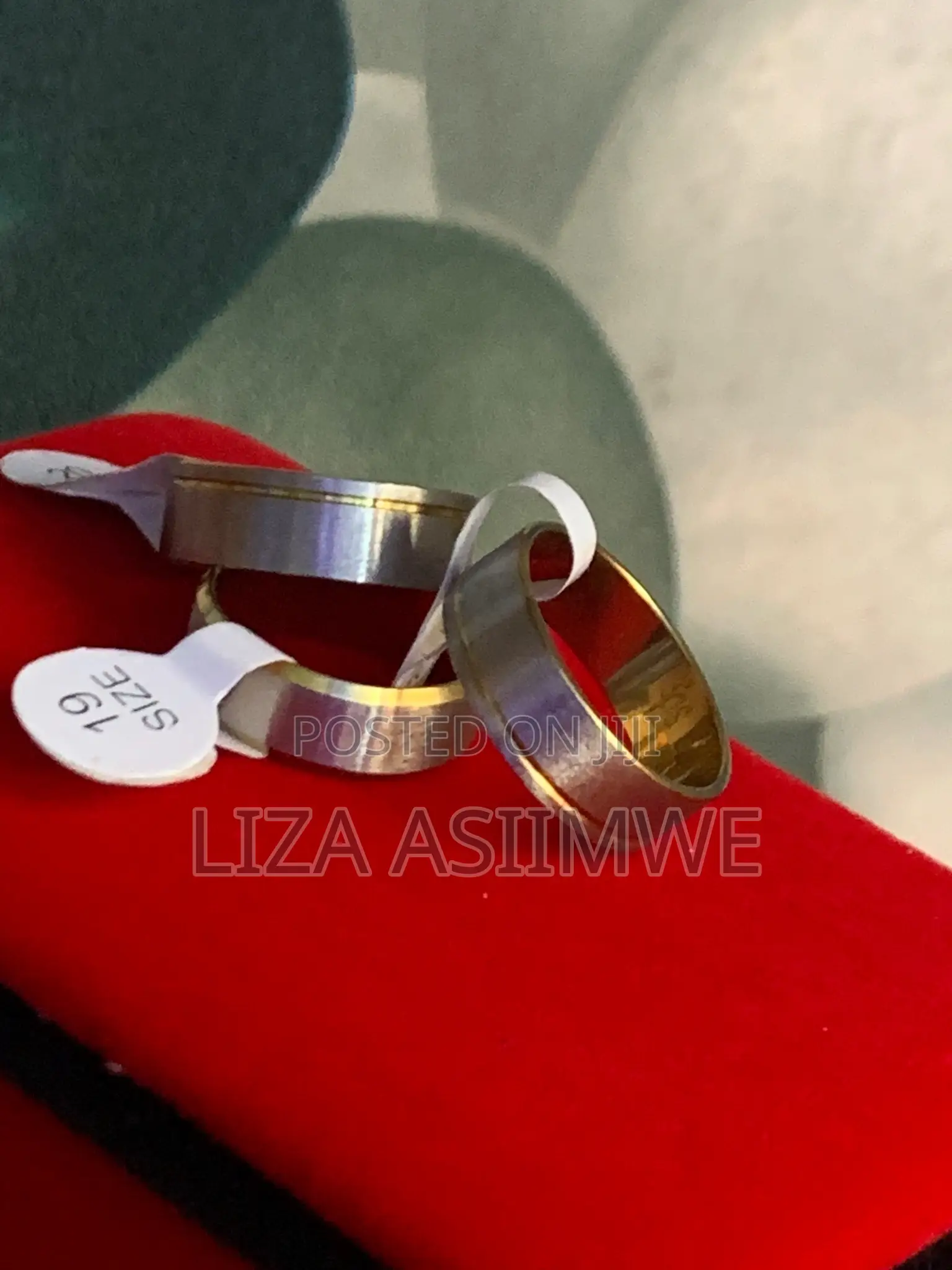 Double Colour Stainless Steel Wedding Rings