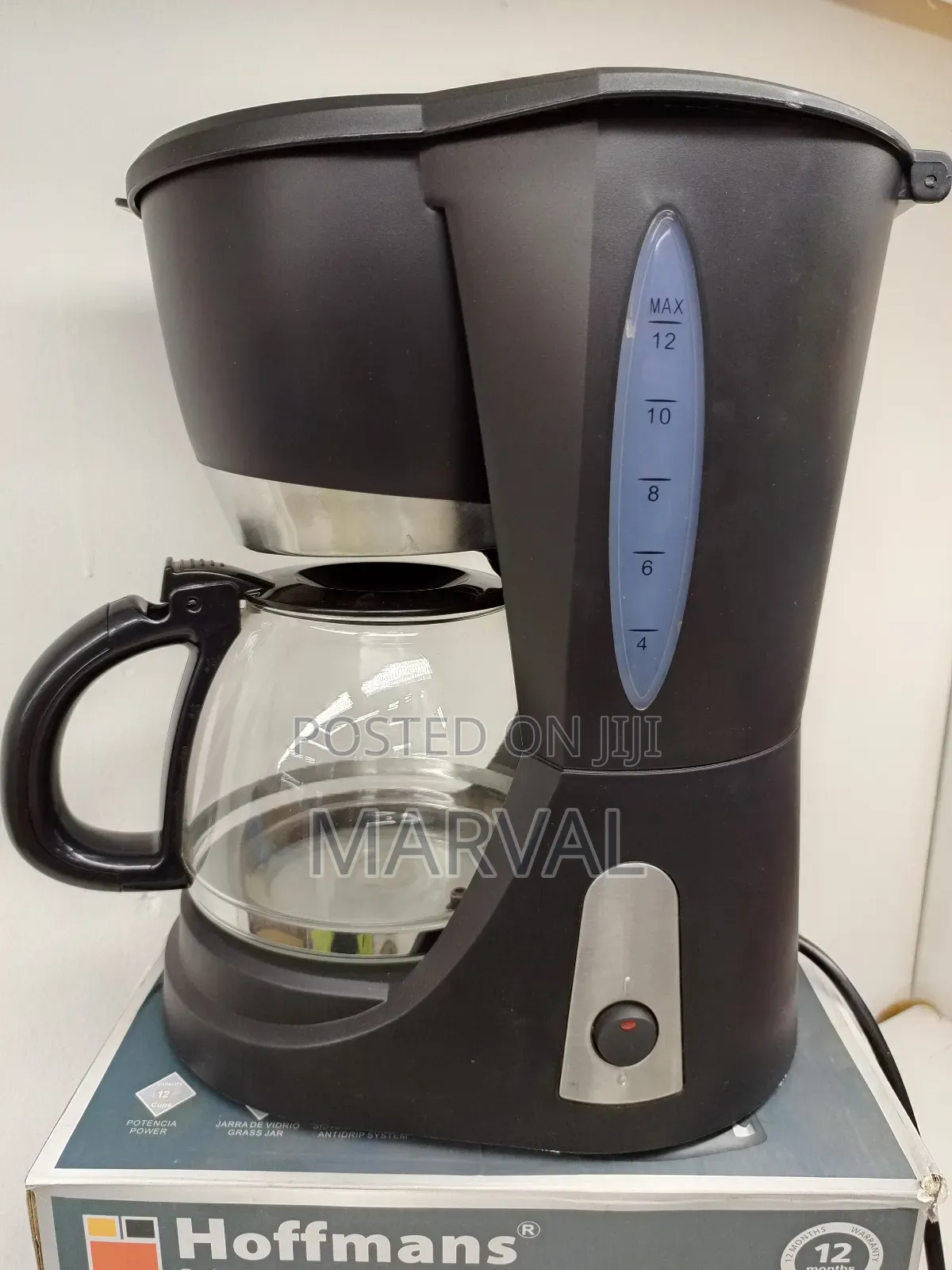 Hoffman 1.5L Coffee Maker (12 Small Cups)