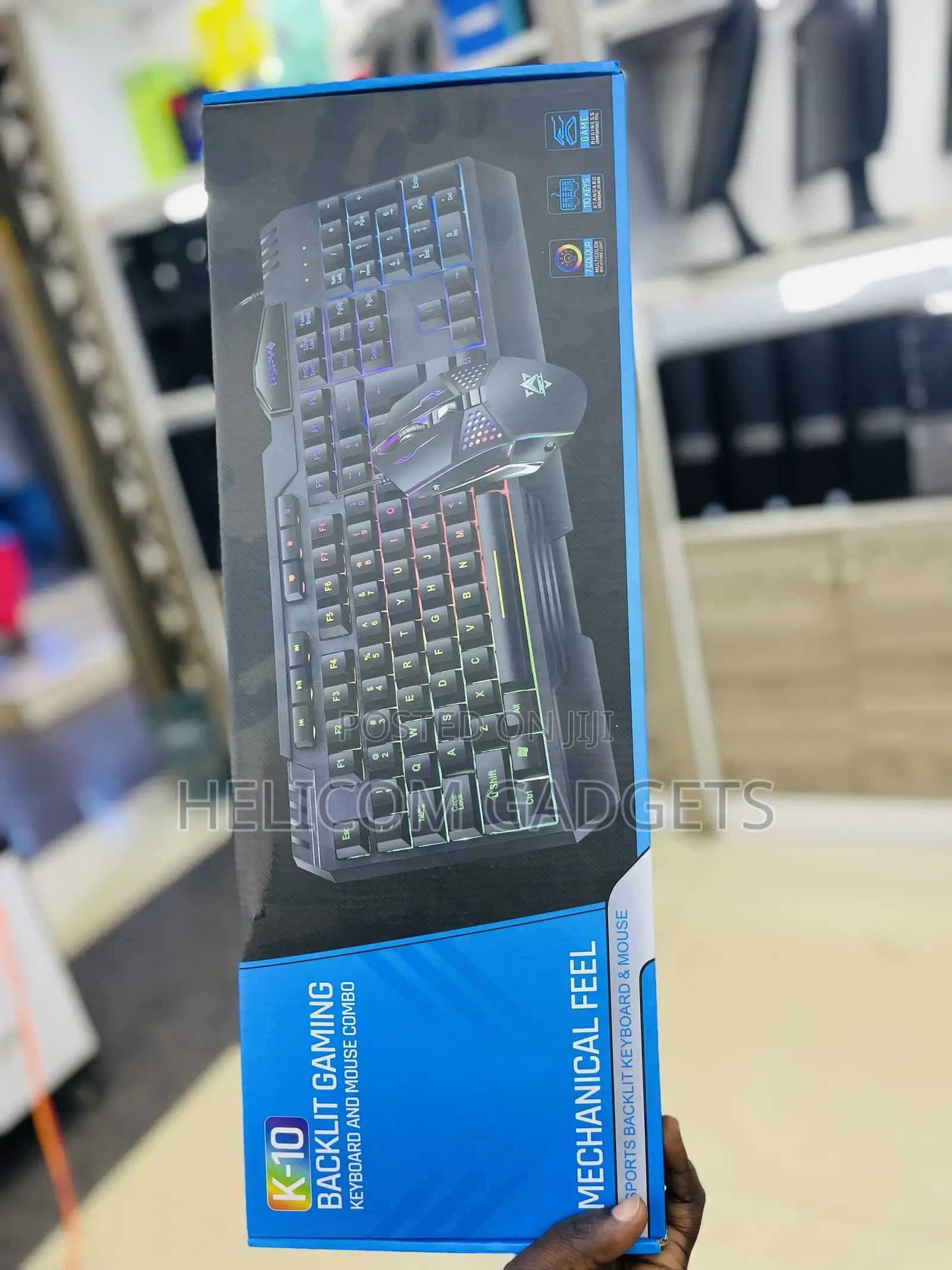 K-10 Backlight Gaming Keyboard and Mouse Combo