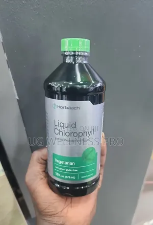 Liquid Chlorophyll 100mg Natural Peppermint Flavor Veg 473ml