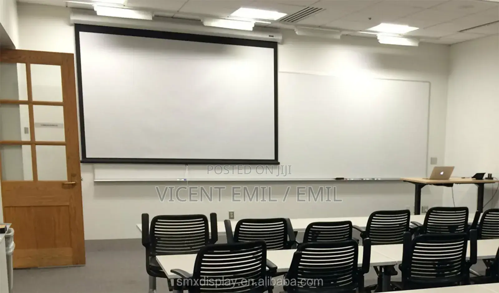 Projector Screen 180*180CM Electric