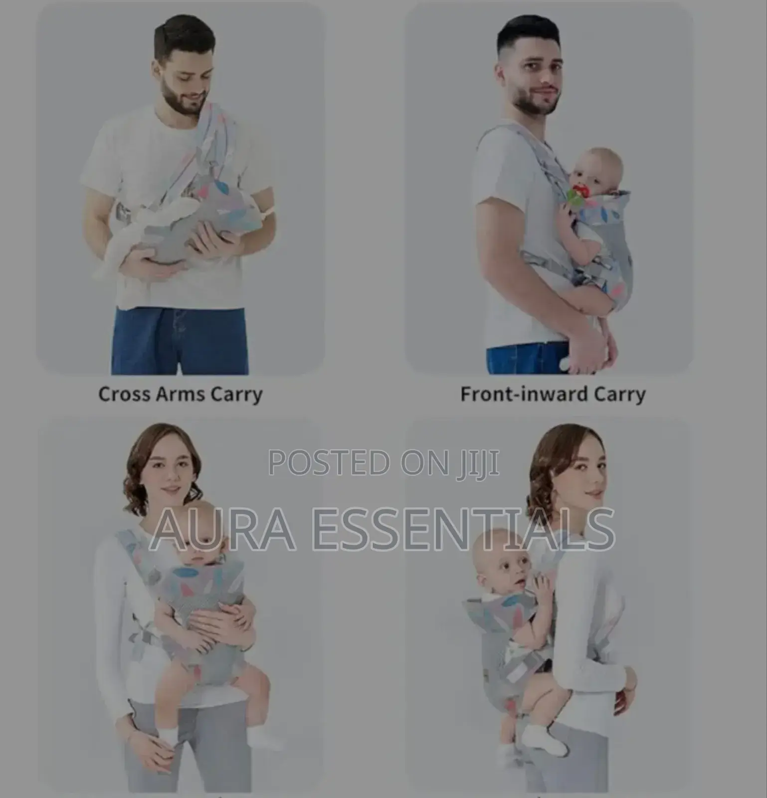 4 in 1 Chicco Ultra Soft Infant Adjustable Carrier