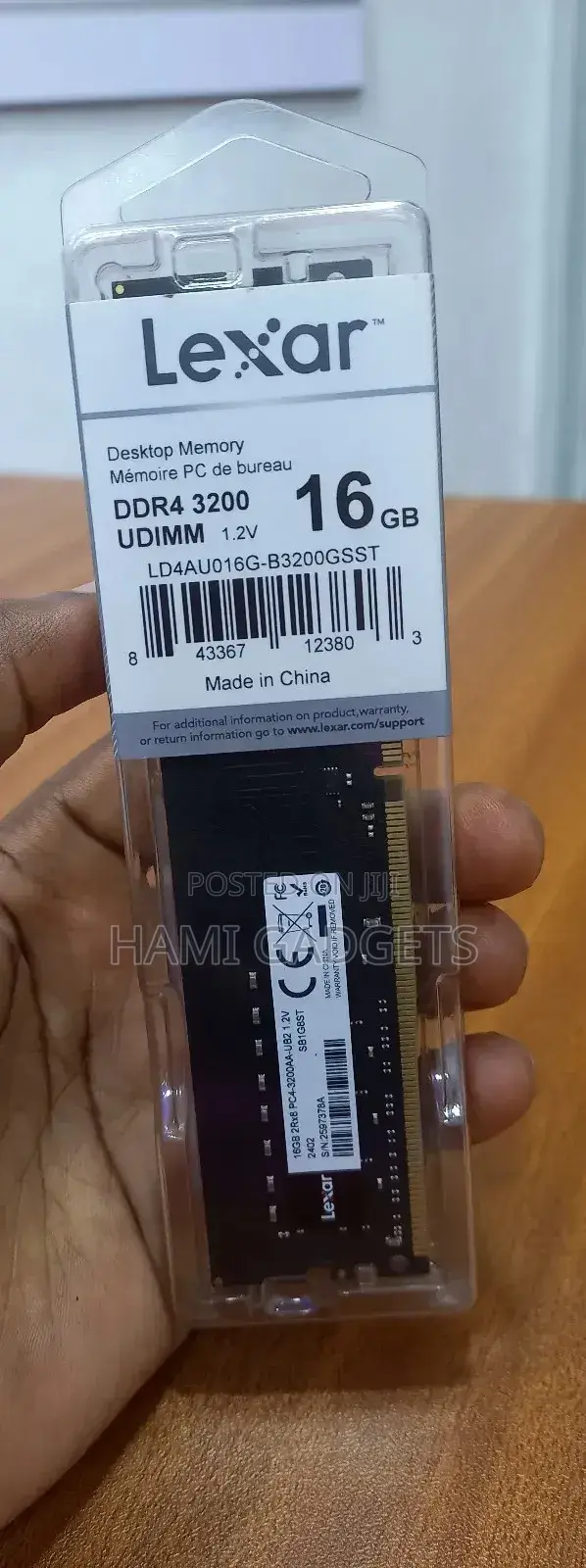 Lexar 16gb Ddr4 Desktop (3200)