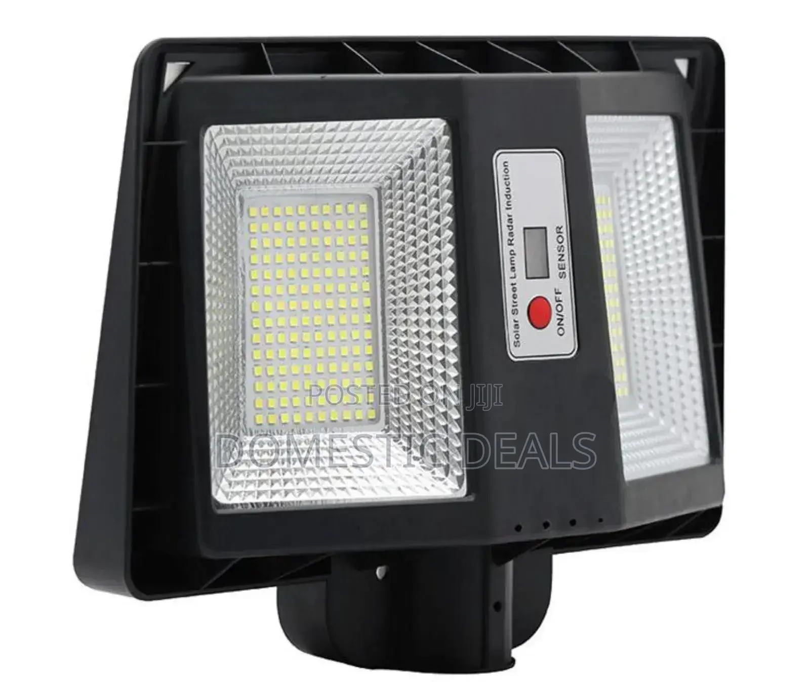 Double Sided Solar Light With Darkness Motion Sensor