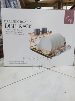 Binca Aluminum Dish Rack With 2-Tiers