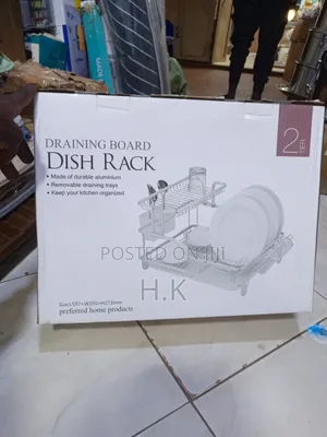 Binca Aluminum Dish Rack With 2-Tiers