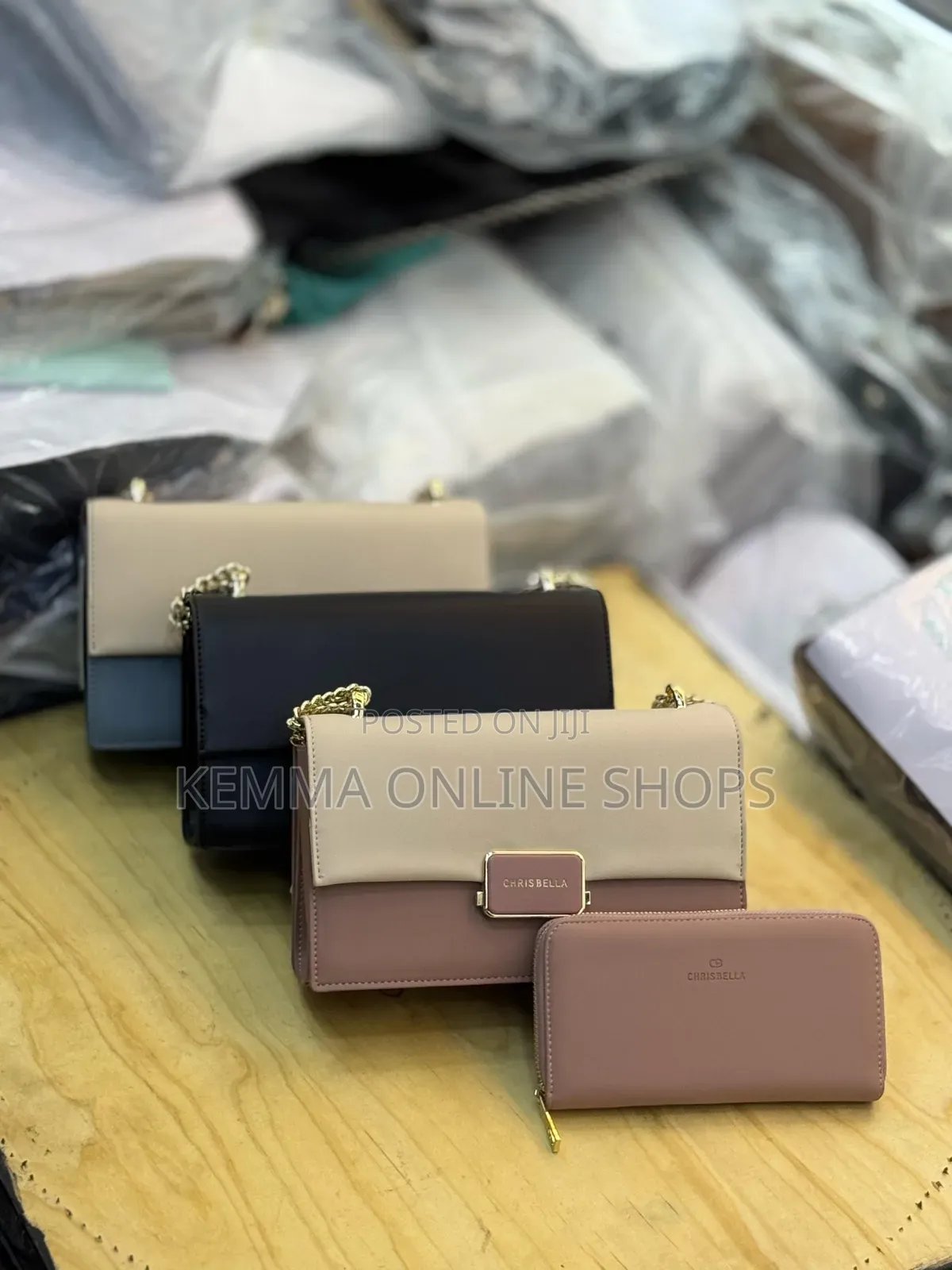 Chris Bella Chain Strap Shoulder Bag