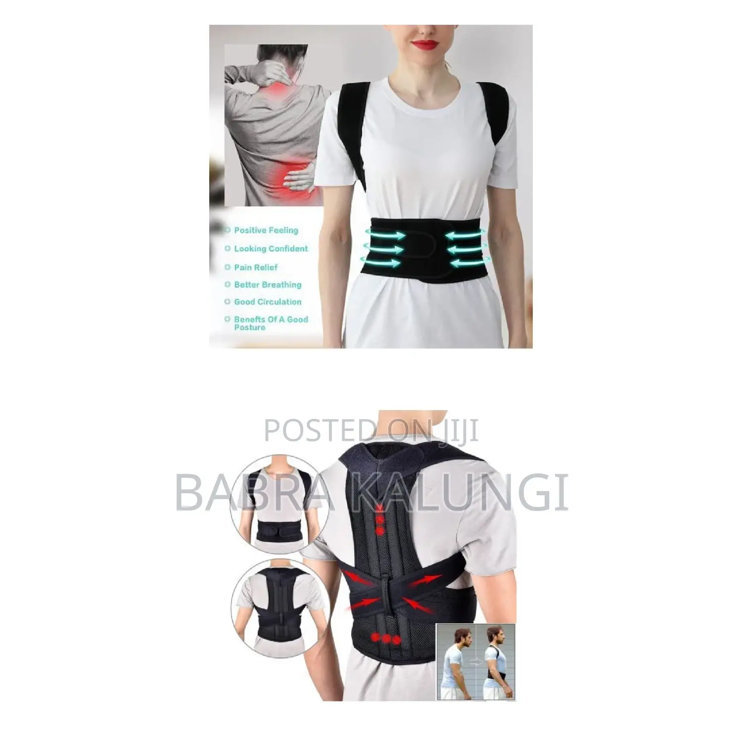 Adjustable Back Brace Clavicle