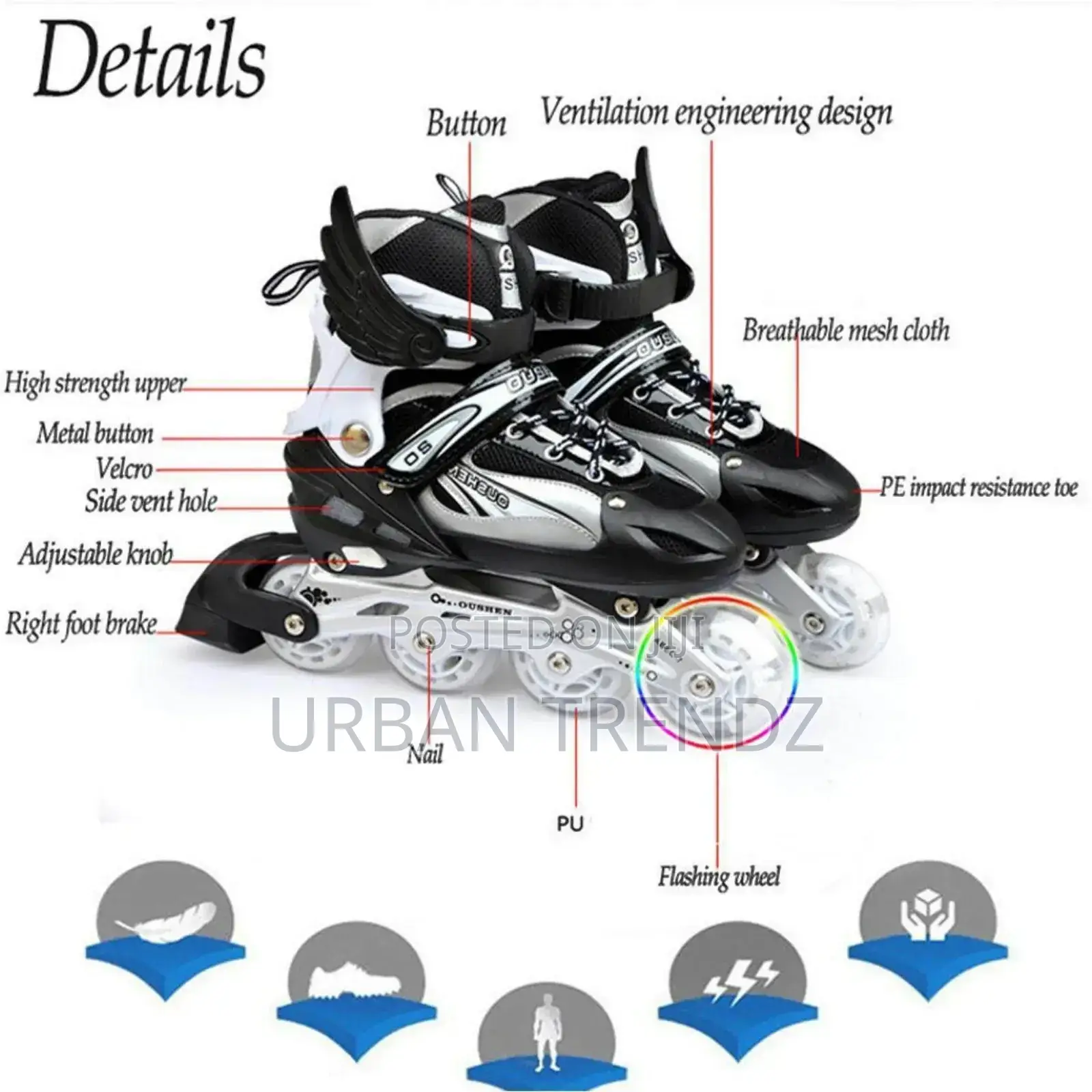 Black Skate Shoes
