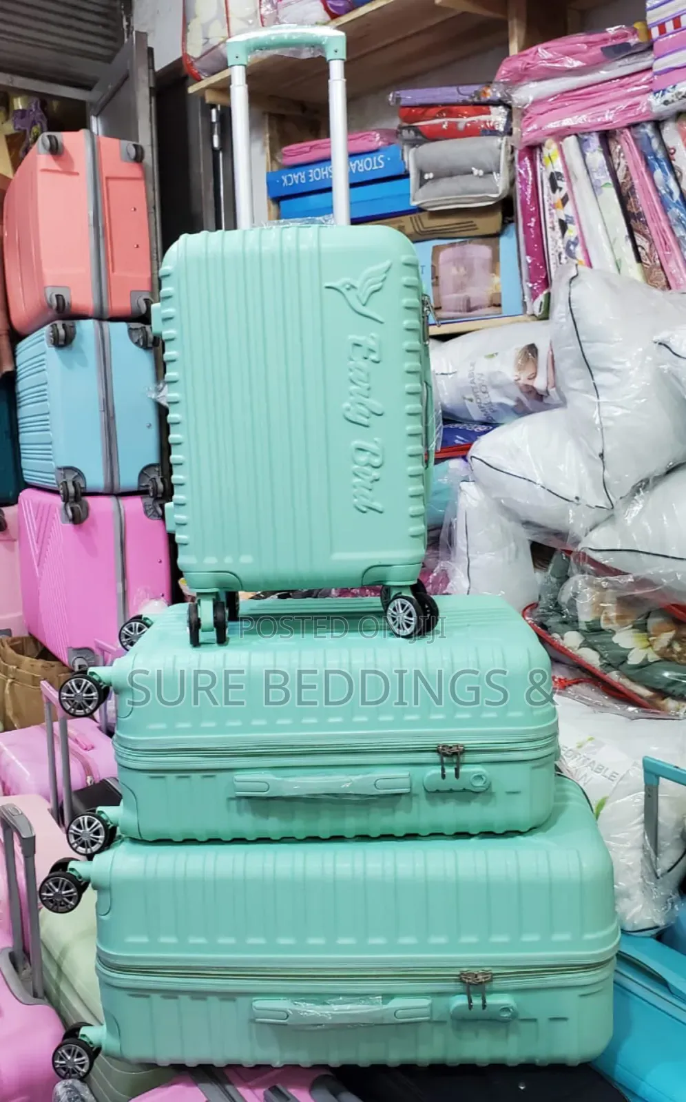 WH Rubber Suitcases