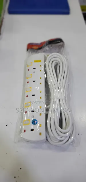 JSB EXTRA POWER 5 Ways Safety Socket - 10m Cable Extension-