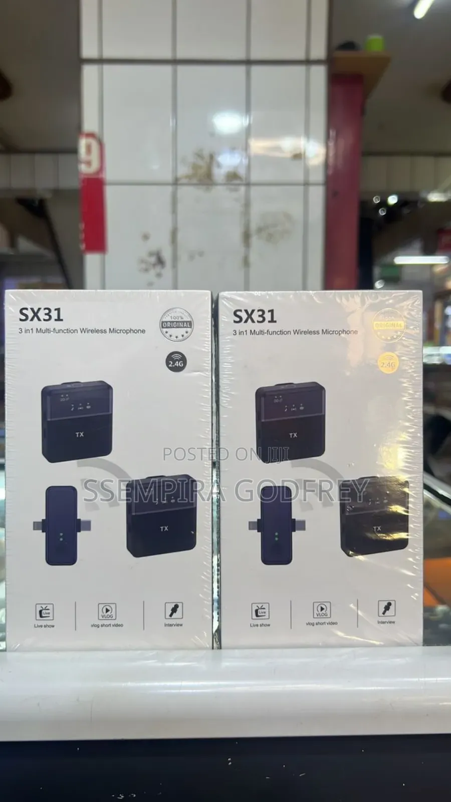 3in1 Wireless Microphones Sx31