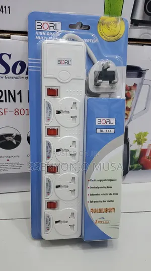 BORL BL-144 Electric Surge Protector -4-Level,2500W,3m Line