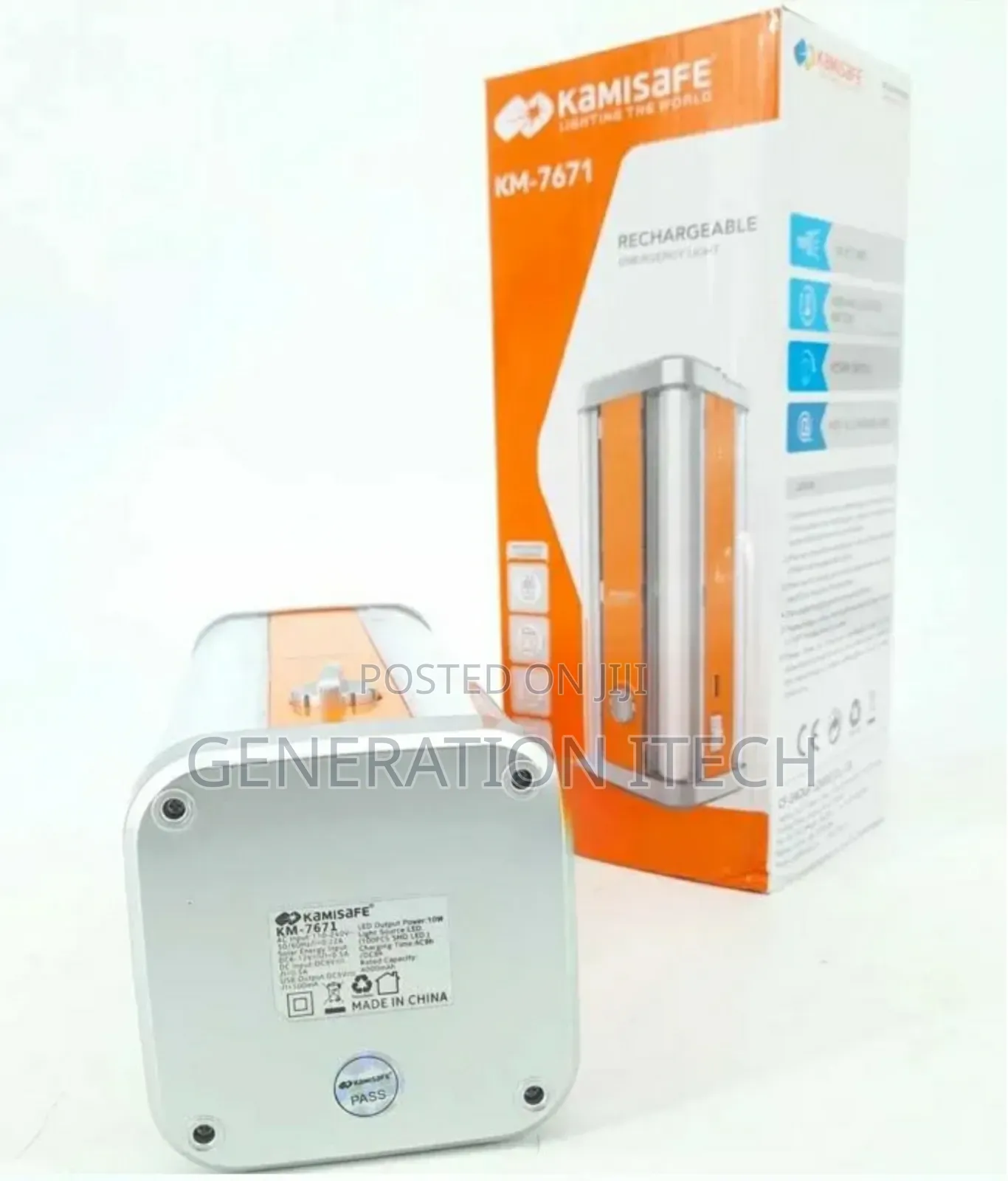 Kamisafe Rechargeable Emergency Light Km7671