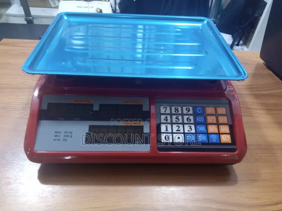 ACS 40kg D= 5g Calibrated Tabletop Digital Scales.