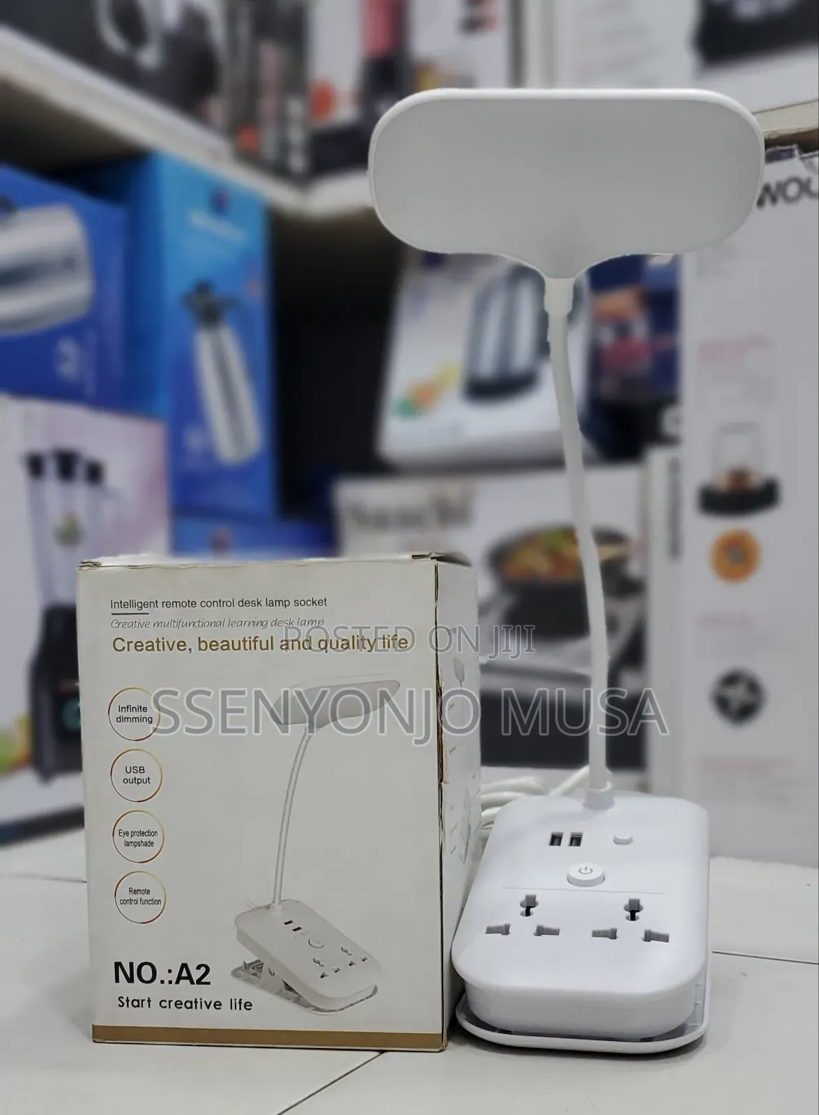 Smart Desk Lamp Socket - Multi Learning Lamp With Usb Output