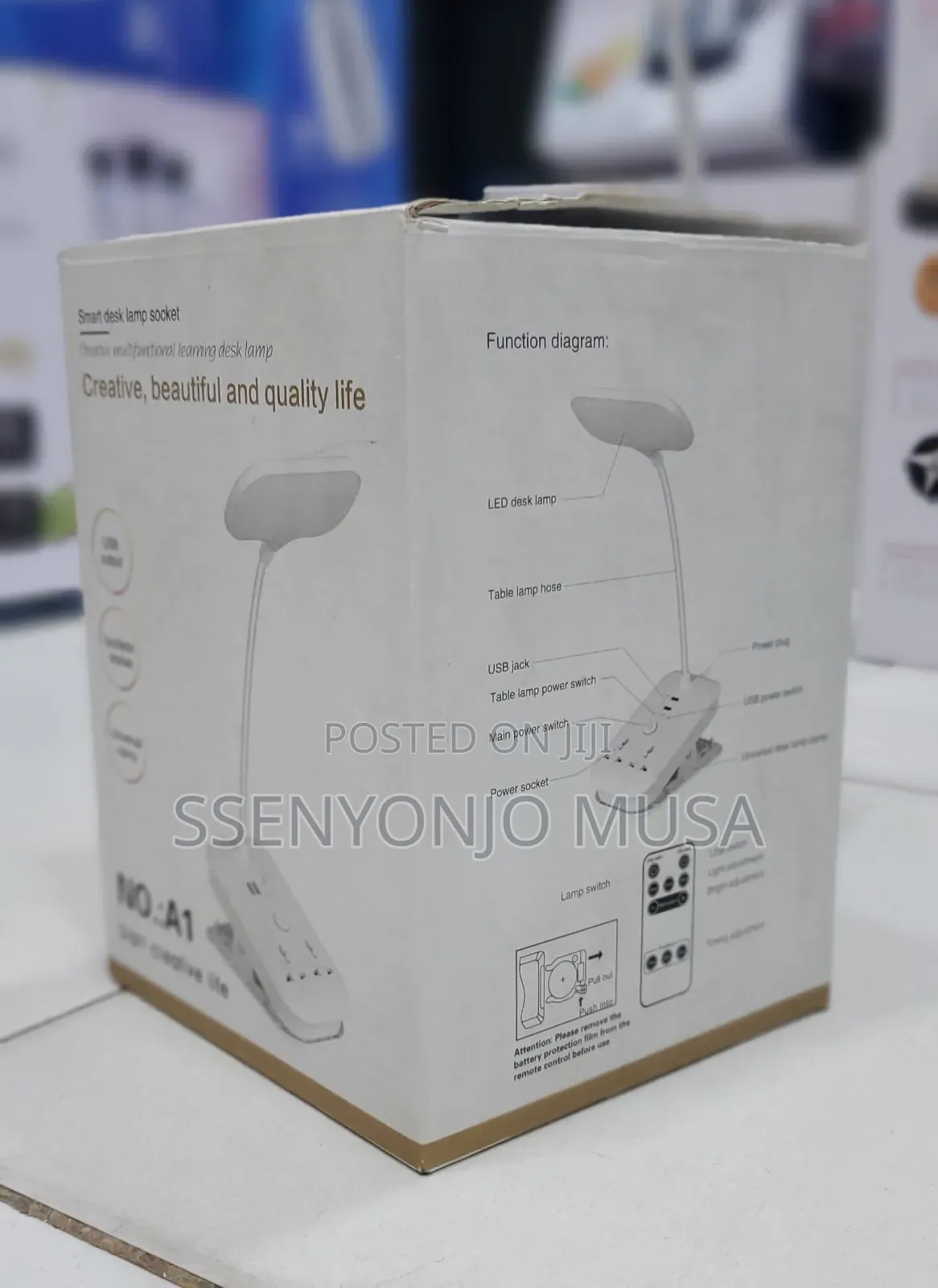 Smart Desk Lamp Socket - Multi Learning Lamp With Usb Output