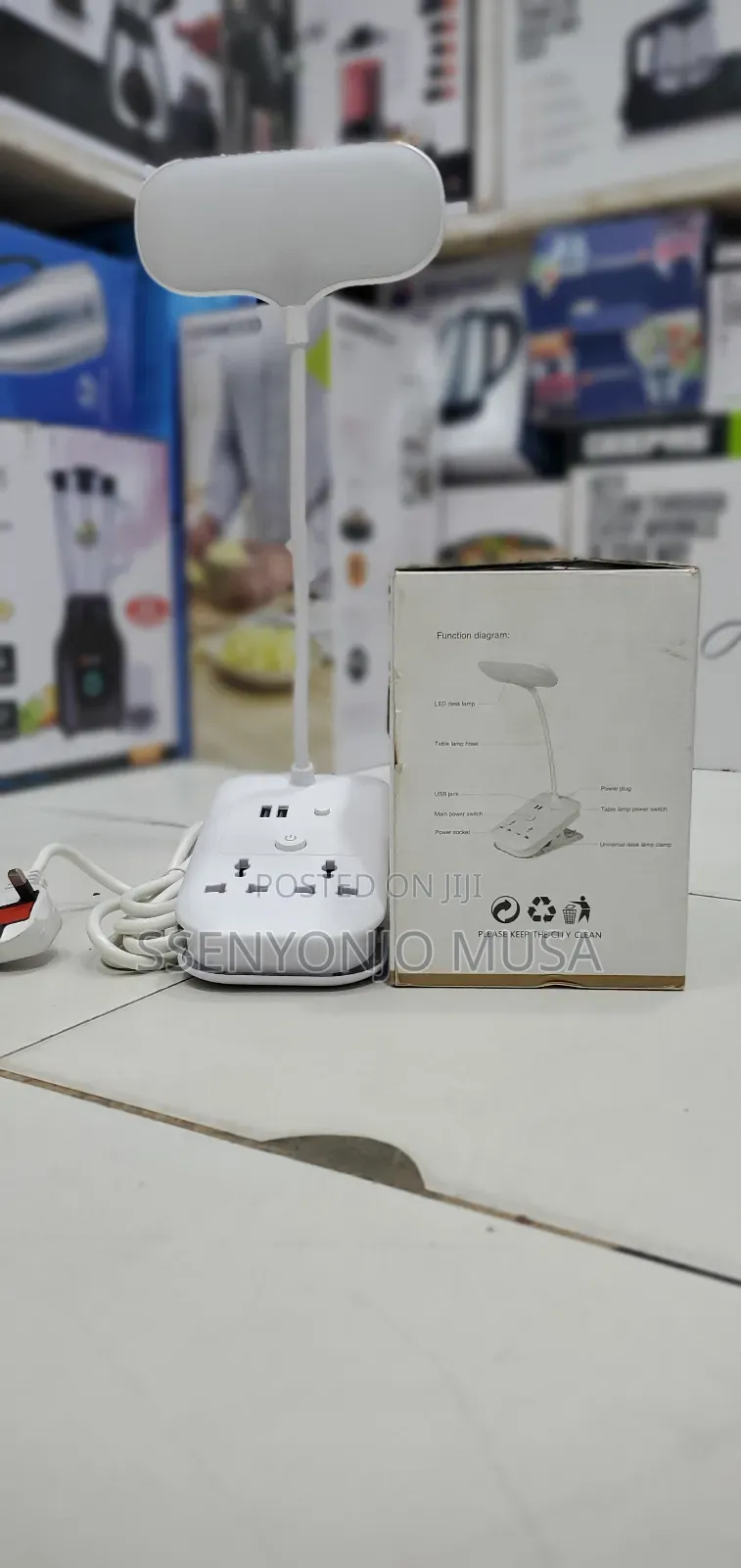 Smart Desk Lamp Socket - Multi Learning Lamp With Usb Output