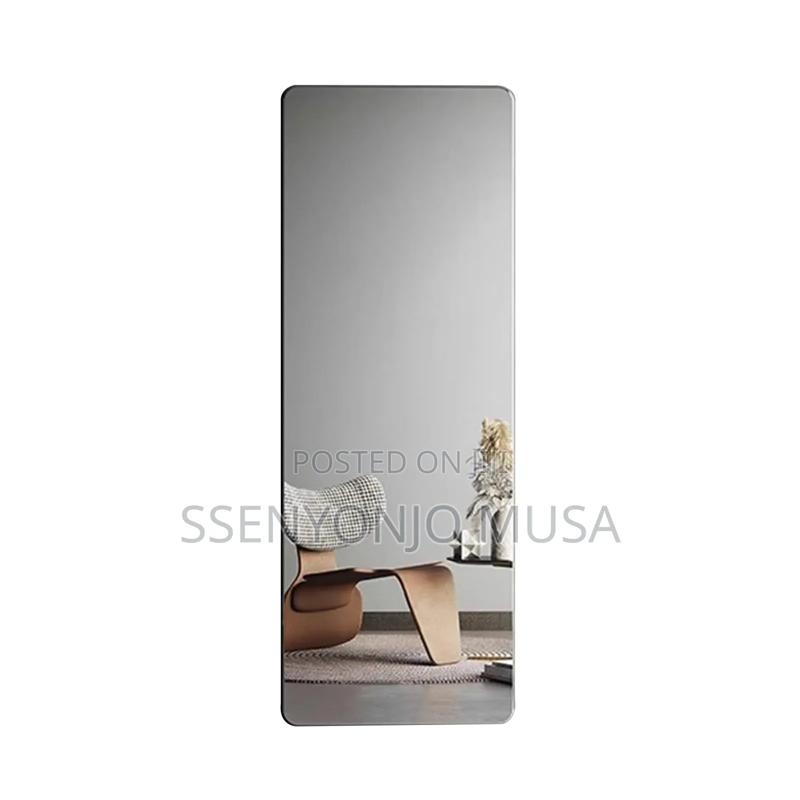 Self-Adhesive Acrylic Mirror -Frameless-Wall-Mounted,20x90cm