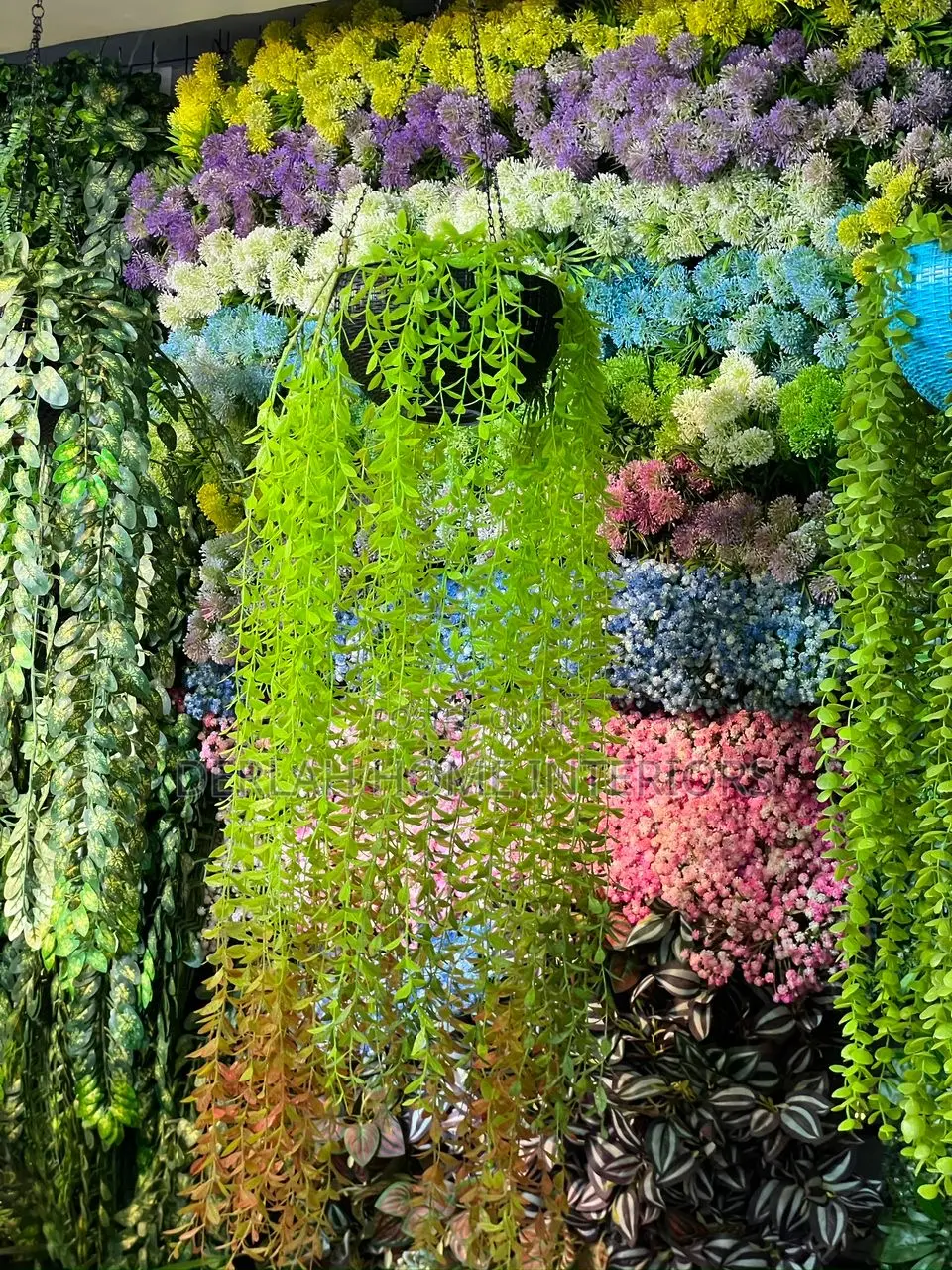 Artificial Hanging Plants in Gazebos