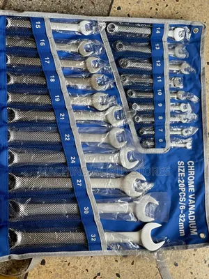 Combination Spanner Set(Ring/Open) 6-32mm (20pcs)