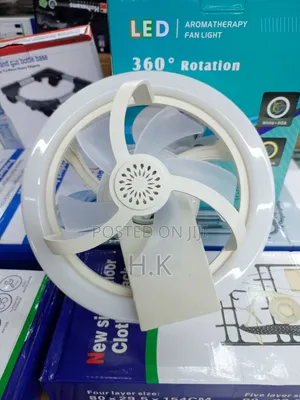 Led Aromatherapy Fan Light With 360° Rotation.