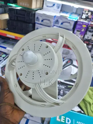 Led Aromatherapy Fan Light With 360° Rotation.