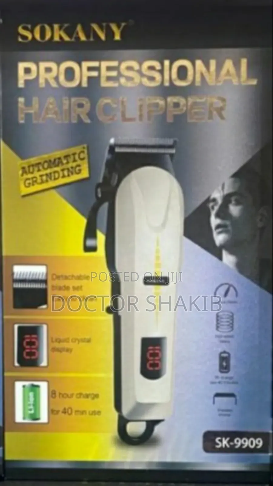 New Sokany Professional Hair Clipper